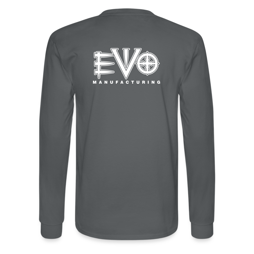 Men's Long Sleeve T-Shirt - charcoal