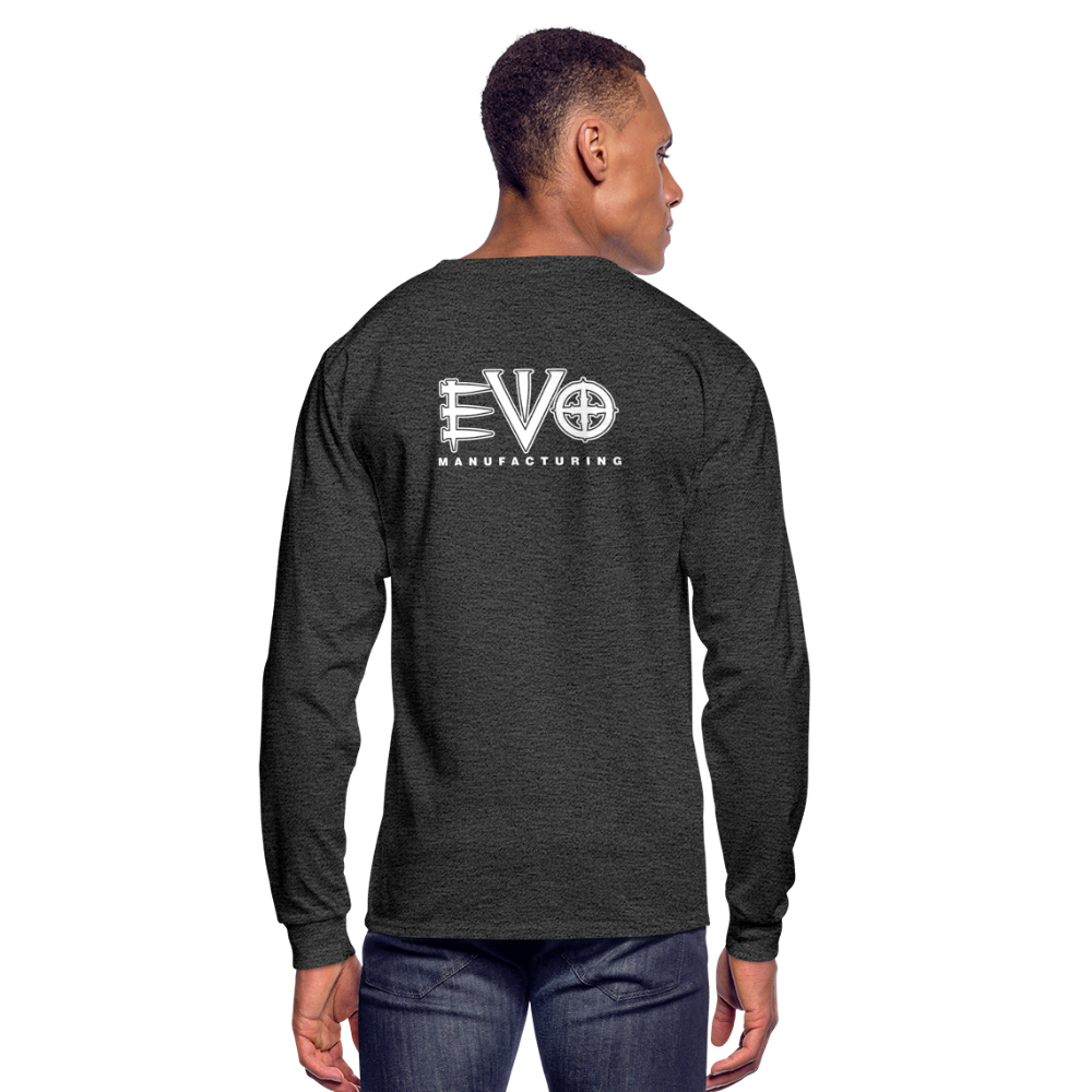 Men's Long Sleeve T-Shirt - heather black