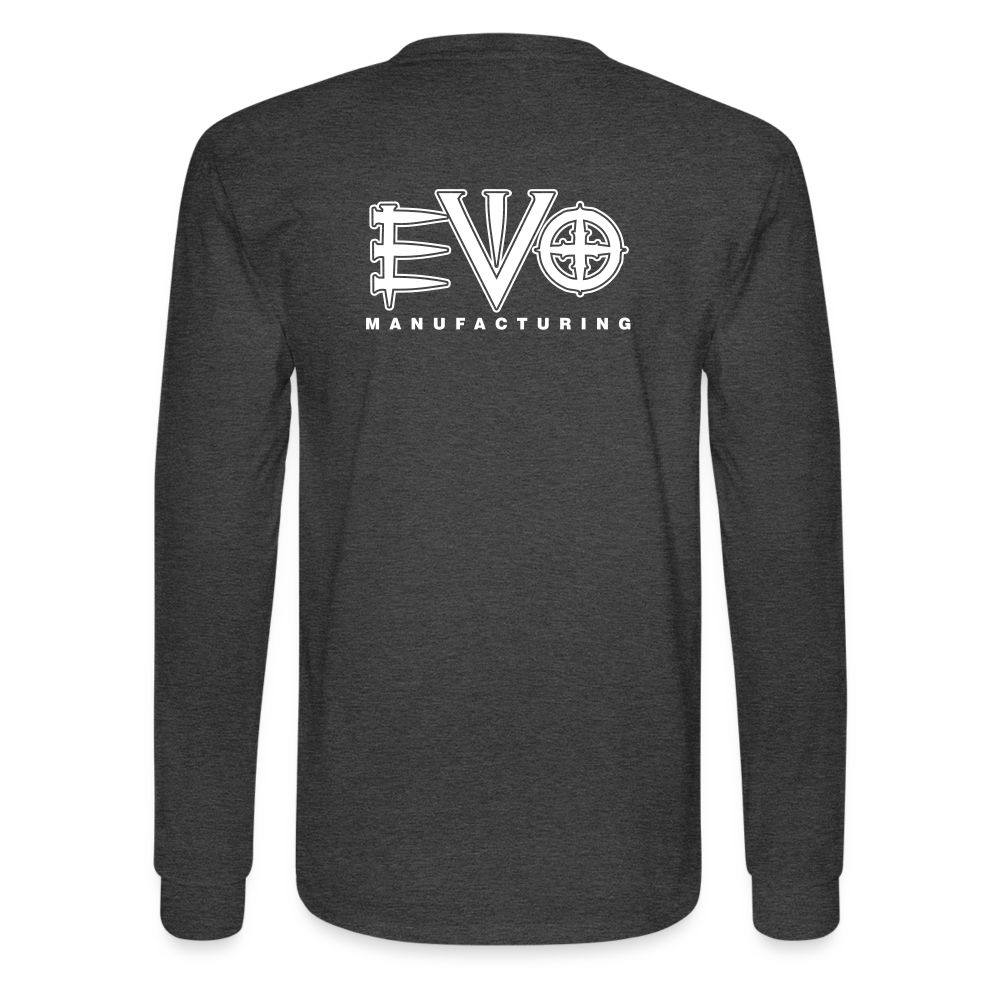 Men's Long Sleeve T-Shirt - heather black