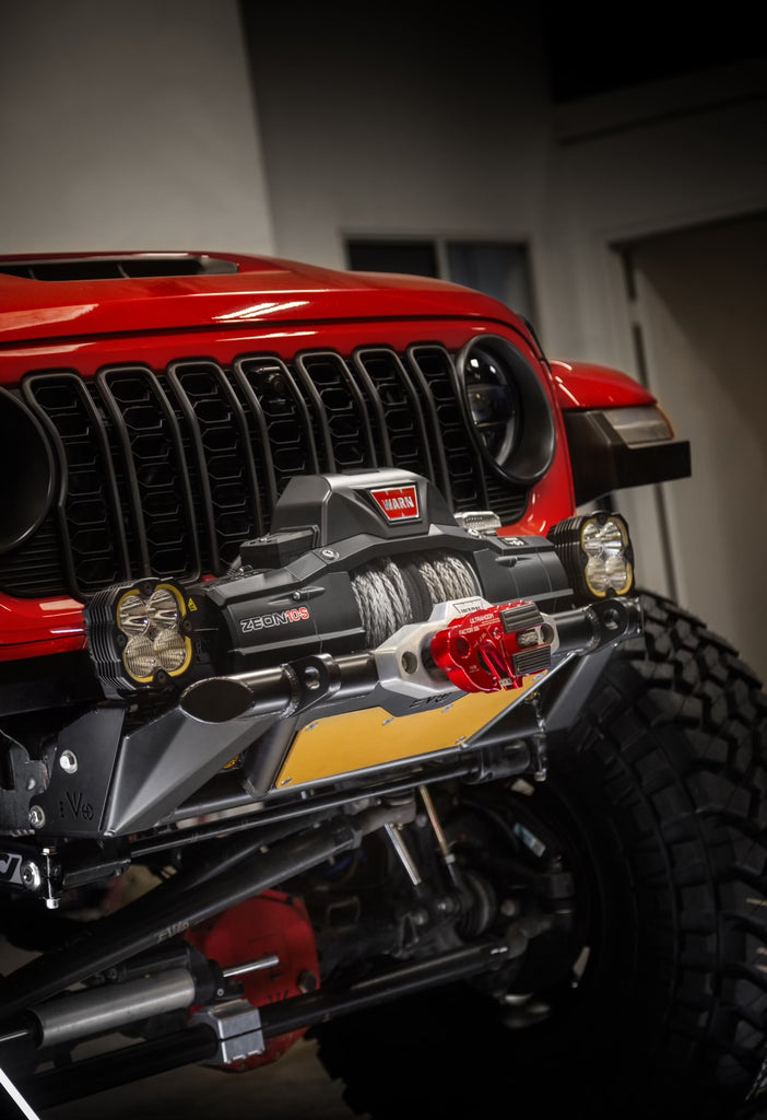 KSPEC Pre Runner Front Winch Tube Bumper JK JL JT