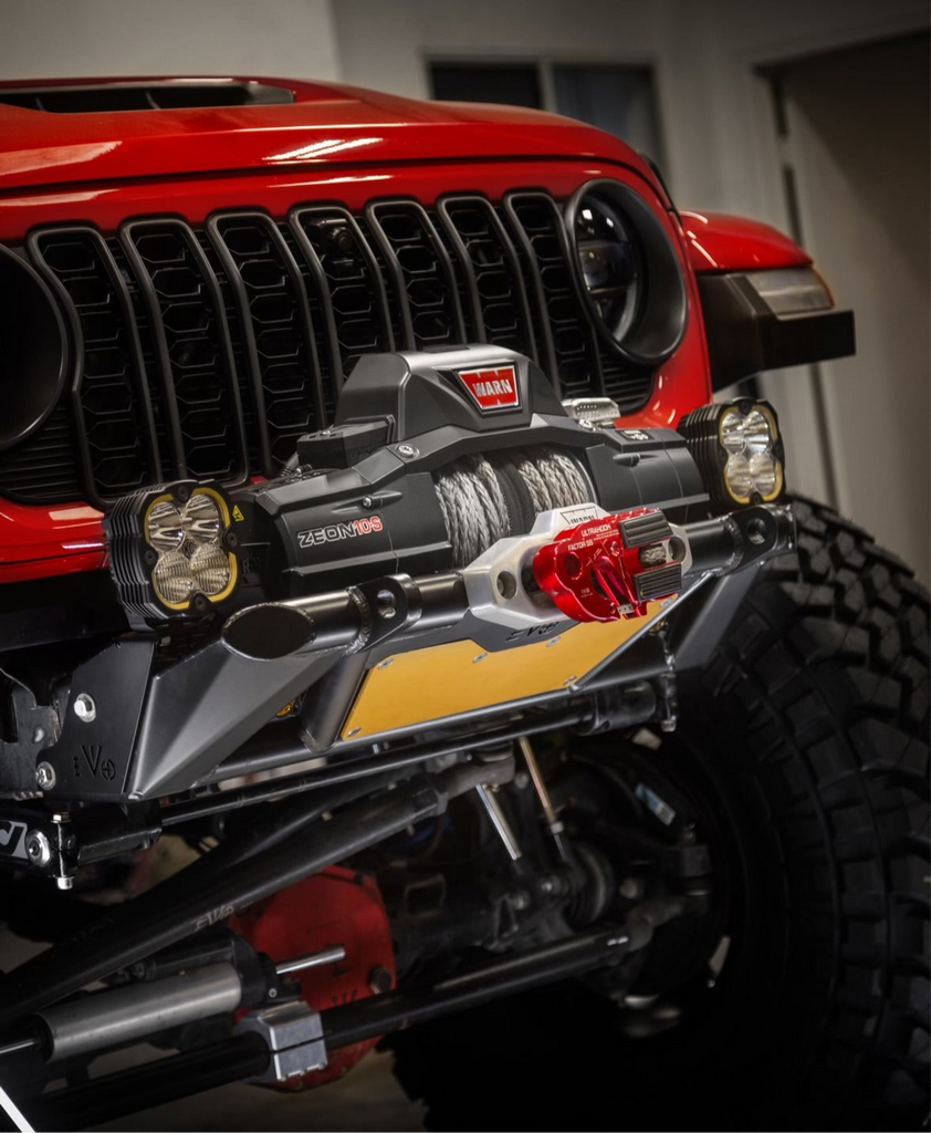 KSPEC Pre Runner Front Winch Tube Bumper JK JL JT