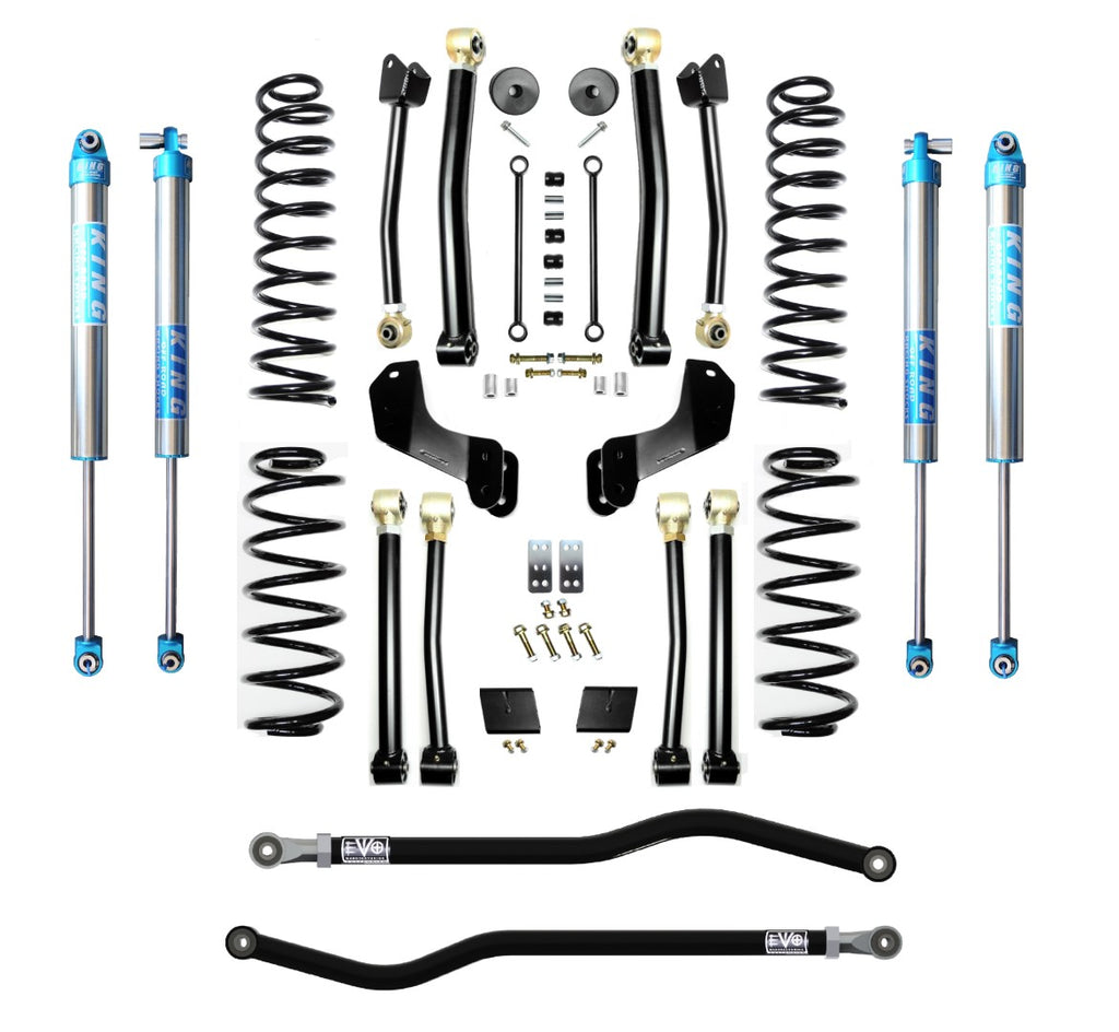 VARIANT  EVO-3014S4HDPK2  STAGE 4 Overland  King 2.0" Shocks  Front / Rear Track Bars