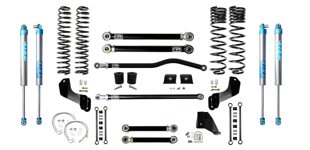 VARIANT  EVO-3063S3PK2  STAGE 3 Overland  King 2.0" Shocks Blue  Front / Rear Track Bars