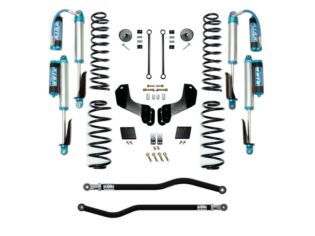 VARIANT  EVO-3012S1PKA  STAGE 1 Overland  King 2.5” Shocks with Compression Adjusters  Front / Rear Track Bars