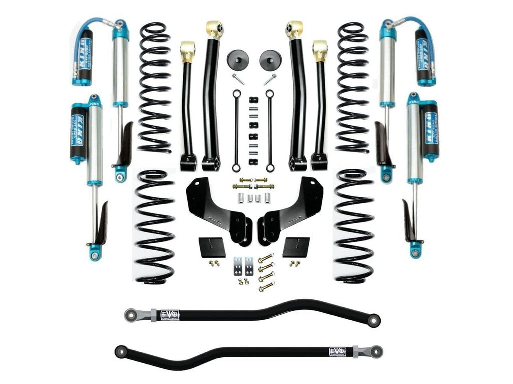 VARIANT  EVO-3012S3PKA  STAGE 3 Overland  King 2.5” Shocks with Compression Adjusters  Front / Rear Track Bars