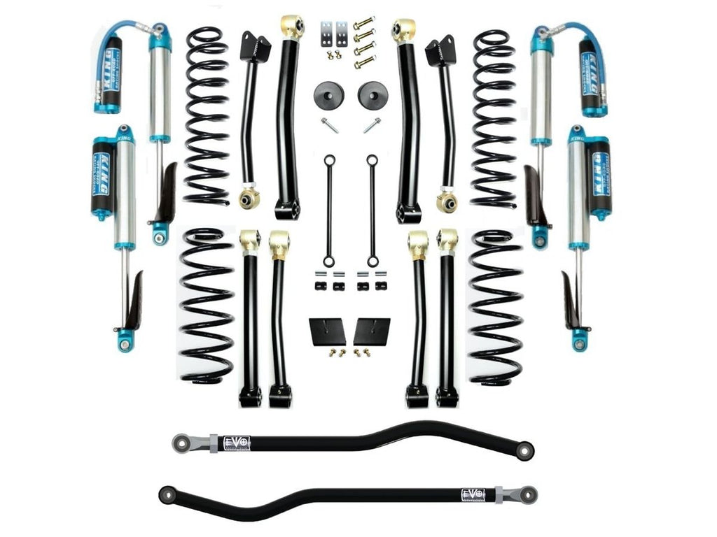 VARIANT  EVO-3011S4DPKA  STAGE 4  King 2.5” Shocks with Compression Adjusters  Front / Rear Track Bars