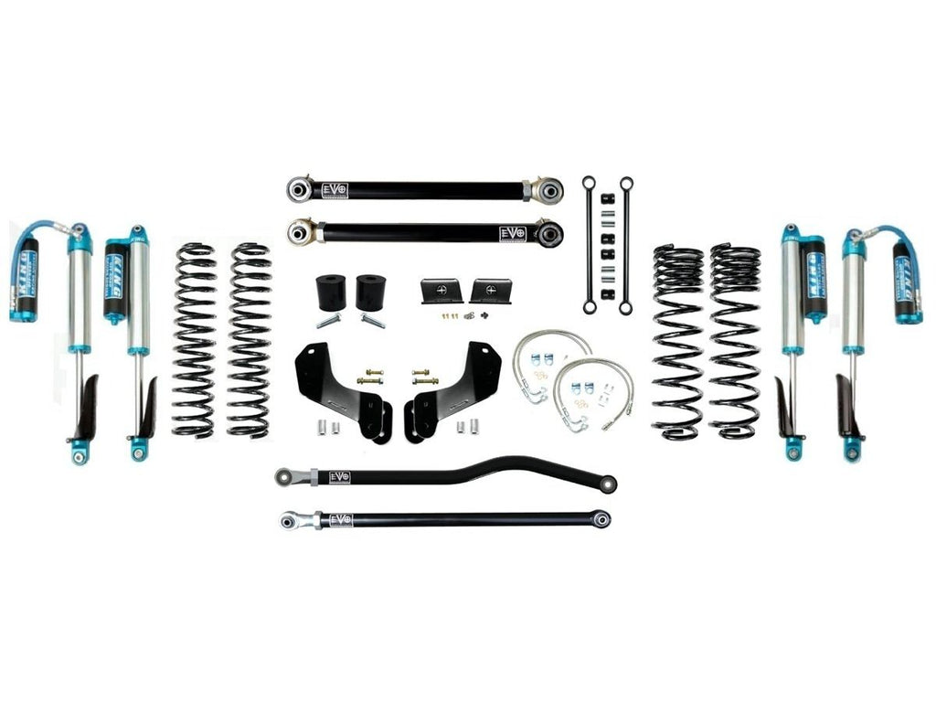 VARIANT  EVO-3061S2PKA  STAGE 2 Overland  King 2.5” Shocks Blue with Compression Adjusters  Front / Rear Track Bars