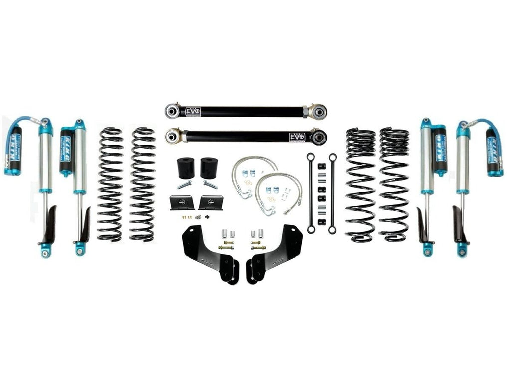 VARIANT  EVO-3061S2KA  STAGE 2 Overland  King 2.5” Shocks Blue with Compression Adjusters  No Track Bars