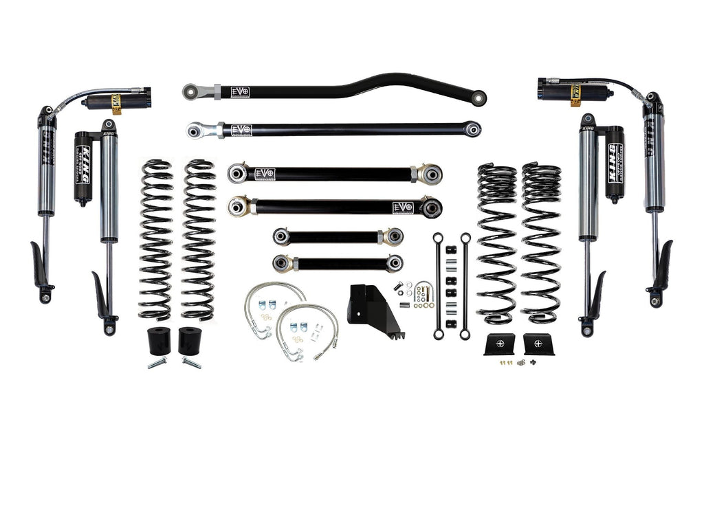 VARIANT  EVO-3062S3DPKB  STAGE 3  King 2.5” CUSTOM BLACK Shocks  Front / Rear Track Bars