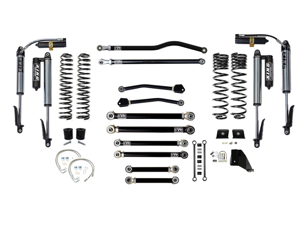 VARIANT  EVO-3062S4DPKB  STAGE 4  King 2.5” CUSTOM BLACK Shocks  Front / Rear Track Bars