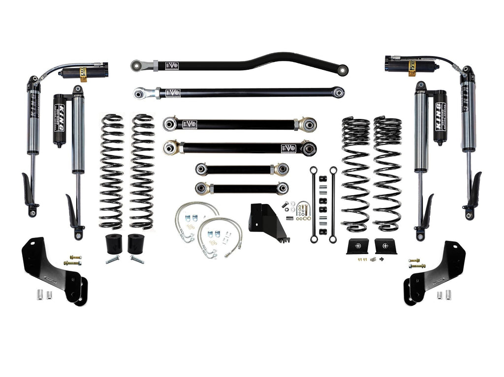 VARIANT  EVO-3063S3PKB  STAGE 3 Overland  King 2.5” Shocks CUSTOM BLACK  Front / Rear Track Bars