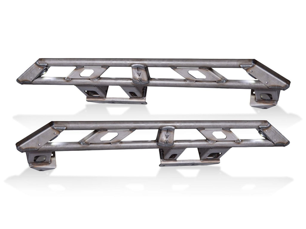 VARIANT  EVO-3142L  WELD ON - NO HARDWARE  NO SLIDER STEP PLATE  INCLUDE ROCK LIGHT KIT