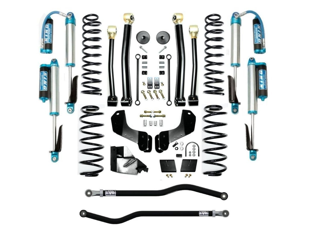 VARIANT  EVO-3055S3DPKA  STAGE 3 Overland  King 2.5” Shocks with Compression Adjusters  Front / Rear Track Bars